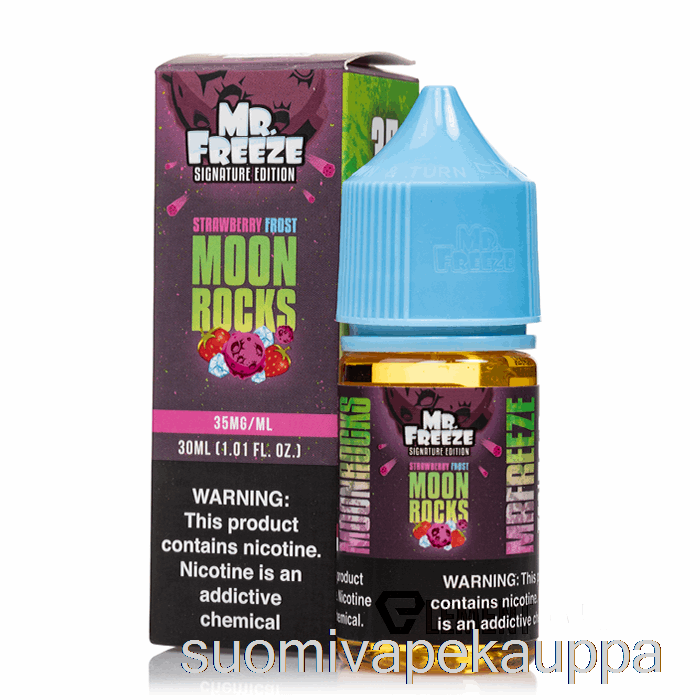 Vape Suomi Moonrocks - Mansikka Pakaste - Mr Pakastesuolat - 30ml 50mg